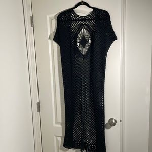Knitted Cover up - Black